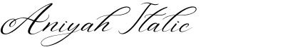 Aniyah Italic